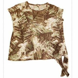 Women's Plus Sz Leaf Pattern Top XXL 20